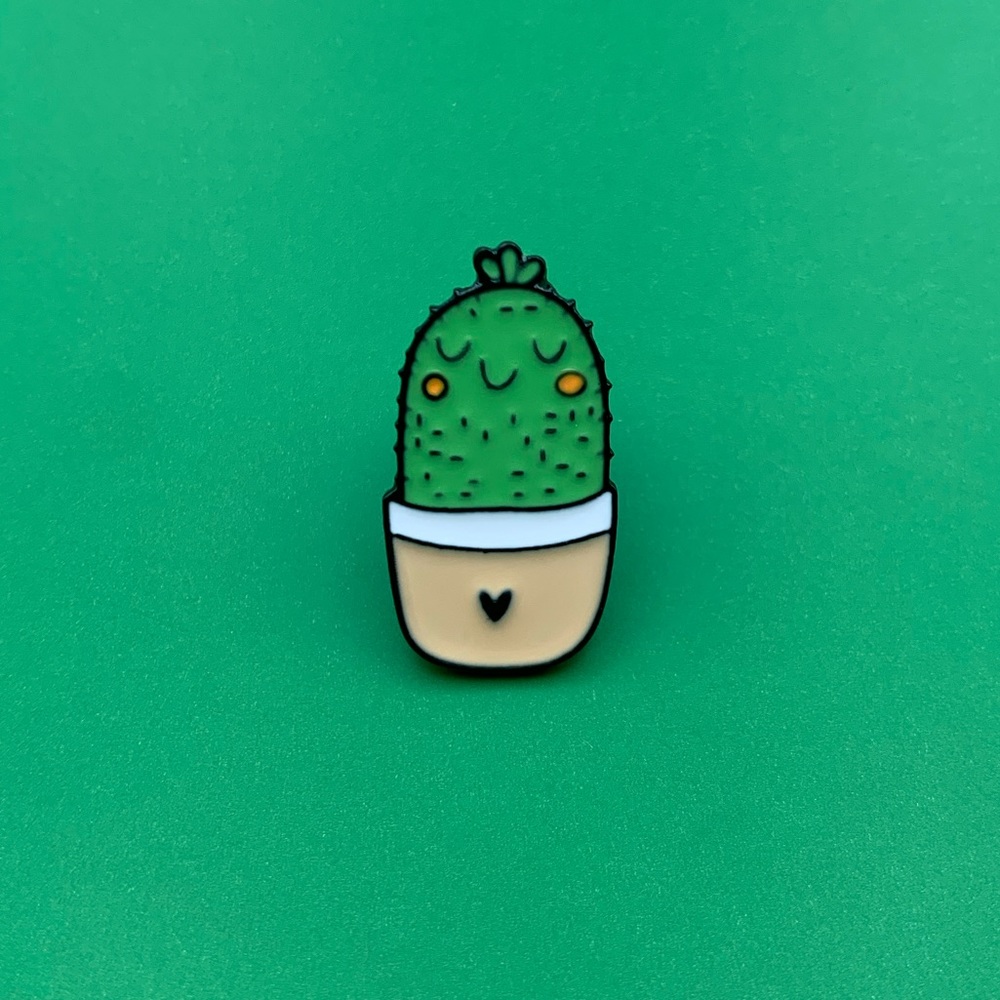 Cute cactus pin 🌵